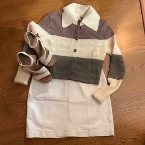 Free People Skirt - cream color